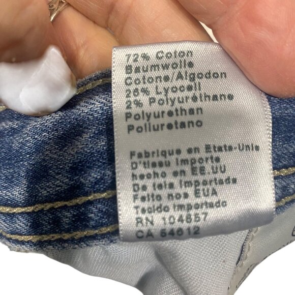 Adriano Goldschmied AG Denim Jeans Mens 34x34 (34x32) Blue Distressed Stretch Mi - Picture 7 of 16